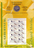 2419 Eduard Mörike - Numisblatt 4/2004 - Coin Envelopes