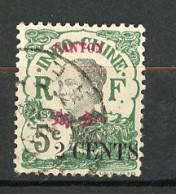 CANTON  Yv. N° 70 (o)  2c S 5c Vert Surchargé Cote  2  Euro BE   2 Scans - Gebraucht