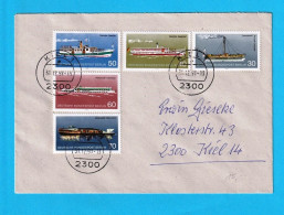 CVR0316- ALEMANHA (BERLIN) 1991 (1975)- (BARCOS) - Storia Postale