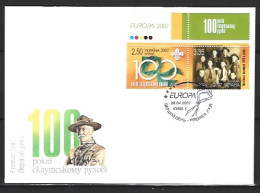 UKRAINE. N°781-2 De 2007 Sur Enveloppe 1er Jour. Scoutisme. - 2007