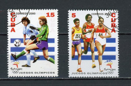 CUBA -  JO DE SYDNEY  N°Yt  3883+3884 Obli. - Used Stamps