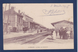 CPA 1 Euro Gare Sans Train Station Chemin De Fer Prix De Départ 1 Euro écrite Clermont - Stazioni Senza Treni