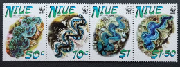 Coquillages Shells // Série Complète Neuve ** MNH ; Niue 750/753 Se-tenant (2001) Cote 7.50 € - Niue