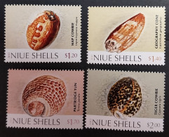 Coquillages Shells // Série Complète Neuve ** MNH ; Niue YT 940/943 (2012) Cote 16 € - Niue