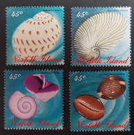 Coquillages Shells // Série Complète Neuve ** MNH ; Norfolk YT 601/604 (1996) Cote 6 € - Norfolk Island