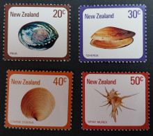 Coquillages Shells // Série Complète Neuve ** MNH ; Nouvelle-Zélande YT 730/733 (1978) Cote 3 € - Nuovi