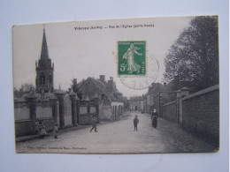 VIBRAYE. SARTHE. RUE DE L'EGLISE. PARTIE HAUTE. - Vibraye