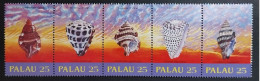 Coquillages Shells // Série Complète Neuve ** MNH ; Palau YT 237/241 Se-tenant (1989) Cote 6.25 € - Palau