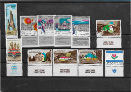 TIMBRE STAMP ZEGEL ISRAEL PETIT LOT TOUS  XX - Unused Stamps (with Tabs)