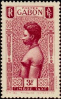 GABON - Femme Fang - Timbres-taxe