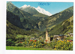 E5103) HEILIGENBLUT Kärnten - An Der Großglockner Hochalpenstraße - BLUMENWIESE Im Vordergrund ältere FARBFOTO AK - Heiligenblut