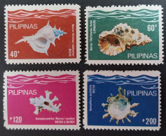 Coquillages Shells // Série Complète Neuf ** MNH ; Philippines YT 1209/1212 (1990) Cote 7 € - Filippine