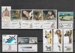 TIMBRE STAMP ZEGEL ISRAEL PETIT LOT TOUS  XX  994-1009 - Unused Stamps (with Tabs)