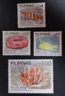 Coquillages Shells // Série Complète Neuf ** MNH ; Philippines YT 3577/3580 (2011) Cote 11 € - Filippine