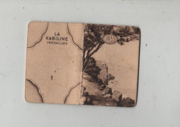 Calendrier Miniature Kabiline 1933 Versailles Décolorant Pour Tissus - Altri & Non Classificati