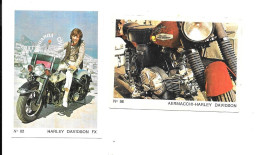 CT79 - VIGNETTES MOTOS 7.5 X 5 CM - HARLEY DAVIDSON - Motorfietsen