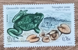 Saint Pierre Et Miquelon - YT N°1141 - Faune Et Flore / Grenouille Verte - 2015 - Neuf - Ongebruikt