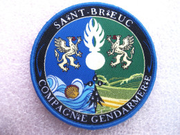 ECUSSON COLLECTION G.N LA COMPAGNIE DE SAINT BRIEUC 22 SUR SCRATCH 80MM NEUF - Police & Gendarmerie