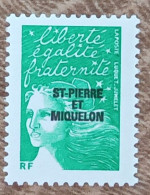 Saint Pierre Et Miquelon - YT N°793 - Marianne Du 14 Juillet - 2003 - Neuf - Unused Stamps