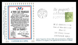 1 24	-	087	-	Hommage Au Général De Gaulle 1890-1970 - LONDRE 18 JUIN 1980 - De Gaulle (General)
