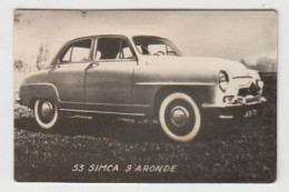 53 - SIMCA 9 ARONDE - Voitures