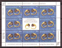 Montenegro 2021 Handicraft Jewelry The Mediterranean Mi.No.467 Mini Sheet(8+L) MNH - Montenegro