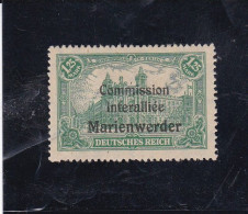 Marienwerder 1920 Mi.27 MH* 5839 - Sonstige & Ohne Zuordnung