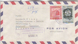 VENEZUELA. 1959/Caracas, Registered Envelope/customs Control. - Venezuela
