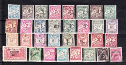 Algérie Timbres Taxes YT 1A/34 Sauf 21-24 N** N* Oblit - Ungebraucht