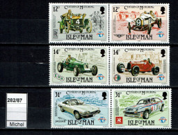 Isle Of Man - Mi 282-287 - MNH - Automobile Centenary, 1985 100 Jahre Automobilbau - Man (Ile De)