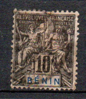 Col41  Colonie Bénin N° 37 Oblitéré Cote 7,00€ - Used Stamps