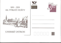 CDV B 358 Czech Republic Uhersky Ostroh 150 Years Of The Local Post-Office 2001 - Postales