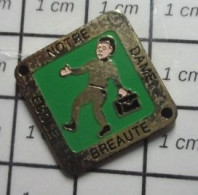 616B Pin's Pins : BEAU ET RARE / ADMINISTRATION / CARTABLE ECOLE NOTRE-DAME BREAUTE - Administraties