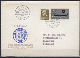 Norway 1961 FDC FILOS 61 - FDC