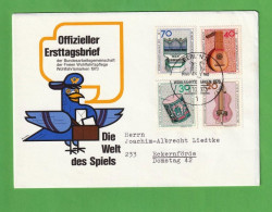 FDC1031- ALEMANHA (BERLIN) 1973- FDC (CORREIO - MÚSICA) - Covers & Documents