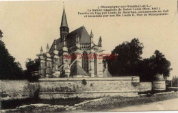 CPA CHAMPIGNY SUR VEUDE - LA SAINTE CHAPELLE DE SAINT LOUIS - Champigny-sur-Veude