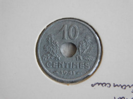 France 10 Centimes 1941  ÉTAT FRANÇAIS, GRAND MODULE (373) - 10 Centimes