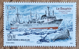 Saint Pierre Et Miquelon - YT N°1178 - Transport Maritime / Chalutier Le Dauphin - 2017 - Neuf - Unused Stamps