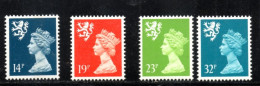 UK, GB, Great Britain, Regional Issue, Scotland, MNH, 1988, Michel 49 - 52, Queen Elizabeth - Scotland