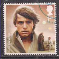 GB 2015 QE2 1st Star Wars Luke Skywalker Ex Fdc SG 3766 ( A12 ) - Gebruikt