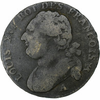 France, Louis XVI, 12 Deniers, 1793 / AN 5, Paris, Cuivre, TB+, Gadoury:15 - Sonstige & Ohne Zuordnung