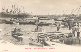 CPA Espagne > Comunidad Valenciana > Valencia Puerto El Muelle De Pasageros - Valencia