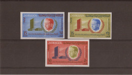 Jordan 355/57nd,  1962 Death Anniv. Dag Hammarskjold  / United Nations (3) Complete Imperf (MNH) ** - Jordan