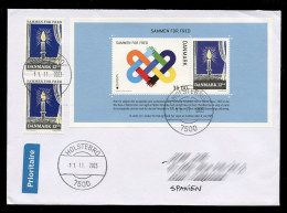 DENMARK (2023) EUROPA Sammen For Fred, Ensemble Pour La Paix, Together For Peace, Frieden, Paz - Cover, Pli, Letter - Cartas & Documentos