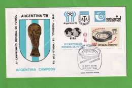 FDC1048- ARGENTINA 1978- FDC (FUTEBOL) - Storia Postale