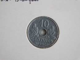 France 10 Centimes 1943  ÉTAT FRANÇAIS, PETIT MODULE (376) - 10 Centimes