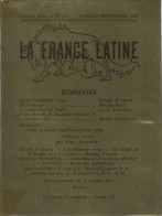 La France Latine N° 51 - Sin Clasificación