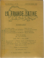 La France Latine N° 33 - Zonder Classificatie