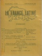 La France Latine N° 29 - Non Classés