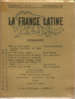 La France Latine N° 37 - Unclassified